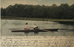 Bruxelles // Canotage Sur Le Lac Du Bois (color) 1903 - Autres & Non Classés