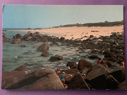 29     CPSM    CLEDER    La Plage  Enfants      Bon état - Cléder