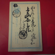 LETTRE CARTE ENTIER JAPON - Briefe U. Dokumente