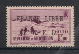 SPM - 1941 - N°Yv. 267 - France Libre 1f60 Lilas-rose - Neuf Luxe ** / MNH / Postfrisch - Ongebruikt