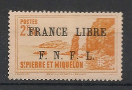 SPM - 1941 - N°Yv. 270 - France Libre 2f50 Jaune-orange - Neuf Luxe ** / MNH / Postfrisch - Ongebruikt