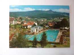 Bodenmais, Bayer. Wald  - Beheiztes Schwimmbad Mit Blick Zum Silberberg - Bodenmais