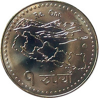 NEPAL 1-Rupee CIRCULATION Coin 2020 UNC - Nepal