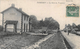 Damerey Gare Tramway Chalon Mervans Canton St Saint Martin En Bresse - Autres Communes