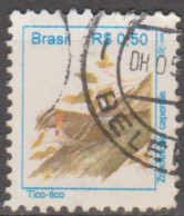 Brasil -1-7-1994 -  Pássaros Urbanos - Padrão Real - R$    0,50, Tico-tico,    (o)  RHM Nº 715 - Used Stamps