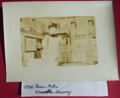 (44) PHOTO ORIGINALE ALBUMINEE MARCELLE LAUNAY AU BEAUX-ARTS DE NANTES - Persone Identificate