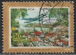 Macau Macao – 1960 Airmail 50 Avos Used Stamp - Usati