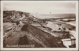 Bournemouth From The West Cliff, C.1910s - Harvey Barton RP Postcard - Bournemouth (until 1972)