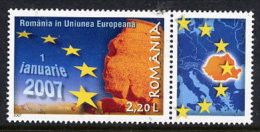 ROMANIA 2007 EU EntryMNH / **.  Michel 6156 - Unused Stamps