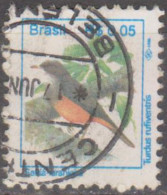 Brasil -1-7-1994 -  Pássaros Urbanos - Padrão Real - R$    0,05, Sabiá -.laranjeira,    (o)  RHM Nº 712 - Oblitérés