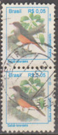 Brasil -1-7-1994 -  Pássaros Urbanos - Padrão Real - R$    0,05, Sabiá -.laranjeira,  (PAR)  (o)  RHM Nº 712 - Oblitérés