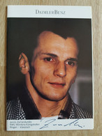 Card Jannis Zamanduridis - Ringen Wrestling - Original Signed - Daimler Benz - Worstelen