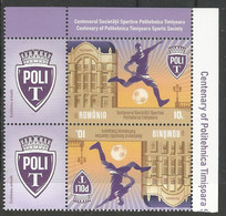 RO 2021-POLITEHNIC TEMISOARA, ROMANIA 2v, MNH - Nuovi