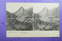 Autriche Hongrie Stereoscopique Stereo Route Arlberg Vallée De L' Inn. N° 16 Edit. L.L. - Cartoline Stereoscopiche