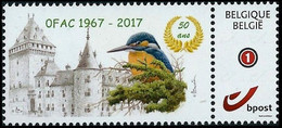 DUOSTAMP** / MYSTAMP** - OFAC 1967-2017 - Martin Pêcheur / Ijsvogel / Eisvogel / Kingfisher - BUZIN - Private Stamps