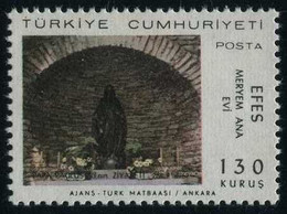 Türkiye 1967 Mi 2063 MNH Inside View Of Virgin Mary's House, Ephesus | Christian | Historic Sites - Other & Unclassified