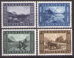 LIECHTENSTEIN - 1943 Mi 218/21  MNH** LUX - Unused Stamps