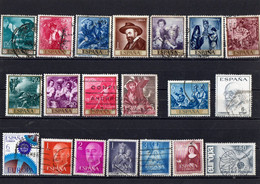 Spagna - N. 20 Francobolli Usati Differenti - Collections