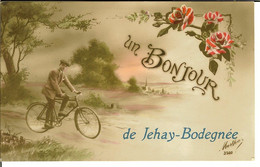 CP Un BONJOUR De JEHAY-Bodegnée  ( AMAY-VERLAINE ) - Amay