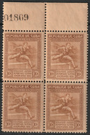 Cuba 1930 Sc 302 Yt 210 Margin Block MNH** - Neufs