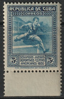 Cuba 1930 Sc 301 Yt 209 Margin Single MNH** - Neufs