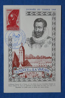 ¤1  DAHOMEY BELLE CARTE 1946 COTONOU JOURNEE TIMBRE   FOUQUET VARANNE ++AFFRANCH.PLAISANT - Covers & Documents