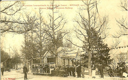 59 ROUBAIX CARTE POSTALE OFFICIELLE LE MINIATURE RAILWAY LORS DE L EXPOSITION DU NORD DE LA FRANCE EN 1911 - Roubaix