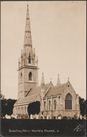 Marble Church, Bodelwyddan, 1930 - Shepherd & Willetts RP Postcard - Flintshire