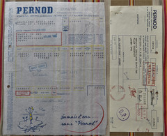 Lot 93 MONTREUIL Sous BOIS   PERNOD  1963 - Invoices