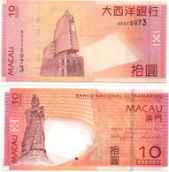 Macau 10 Patacas 2005 P-80 UNC - Macau