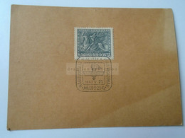 D189004 Hungary   Haditudósító Kiállítás A Pesti Vigadóban  - 1943 WWII - War Reporting Exhibition Backside Sporthírlap - Poststempel (Marcophilie)