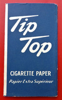 Ancien Carnet De Feuilles A Cigarettes  TIP TOP   US - Andere