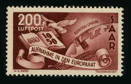 SARRE - ZONE FRANCAISE - YT PA 13 ** - TIMBRE NEUF ** - Airmail