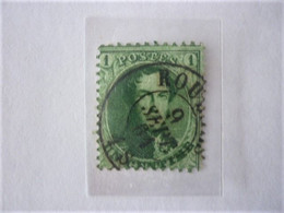 Timbre BELGIQUE N°13A OBL Cote COB 40 Euros - 1863-1864 Medaillen (13/16)