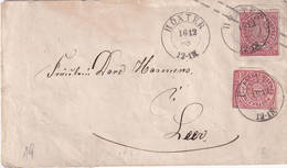 NORDDEUTSCHER BUND  1868 LETTRE DE HOXTER - Postal  Stationery