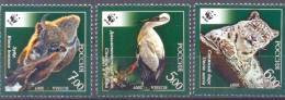 2007. Russia, WWF, Bird & Animals, 3v Mint/** - Nuovi