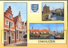 Nederland Holland Pays Bas Enkhuizen Met Wapen - Enkhuizen