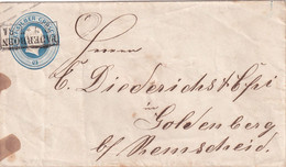 PREUSSEN   ENTIER POSTAL/GANZSACHE/POSTAL STATIONERY LETTRE DE PADERBORN - Entiers Postaux