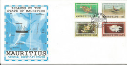 FDC ISLANDS OF THE STATA OF MAURITIUS 13 DEC 1991 - Mauritius (1968-...)
