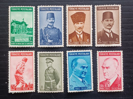 TURKEY العثماني التركي Türkiye 1939 1 ANNIVERSARY OF THE DEATH OF THE PRESIDENT OF ATATURK MNH - Neufs