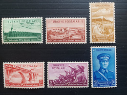 TURKEY العثماني التركي Türkiye 1938 15 ANNIVERSARY OF THE PROCLAMATION OF THE REPUBLIC MNH - Nuevos