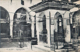 Cpa ALEP - Synagogue - Siria