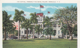 Honolulu Hawaii, Island Capitol Building Formerly Royal Palace, C1910s/20s Vintage Postcard - Honolulu