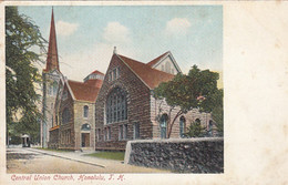 Honolulu Hawaii, Central Union Church, Architecture, C1900s Vintage Postcard - Honolulu