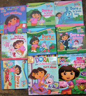 Lot De 9 Bd Album DORA L'EXPLORATRICE Halloween Bébé Oiseaux Bleu Crabe Les Nombres Train étoiles Magiques Bruit Mysteri - Paquete De Libros