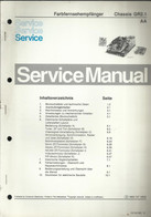 Farbfernsehepfänger - Chassis GR2.1 - Service Manual - Televisie