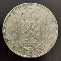 Belgium 1850 - 5 Fr Zilver - Leopold I - Morin 40 - ZFr - 5 Frank