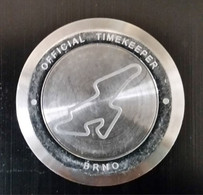 Rare Jeton "Tissot - Official Timekeeper - Word Championship F1 - Motogp - Circuit Brno (République Tchèque) - Profesionales / De Sociedad