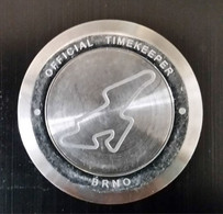 Rare Jeton "Tissot - Official Timekeeper - Word Championship F1 - Motogp - Circuit Brno (République Tchèque) - Professionals / Firms