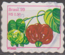 Brasil 11-1999-Série Frutas PITANGA -  Percê Em Ondas  0,50, Pitanga  (o)  RHM Nº 775 - Used Stamps